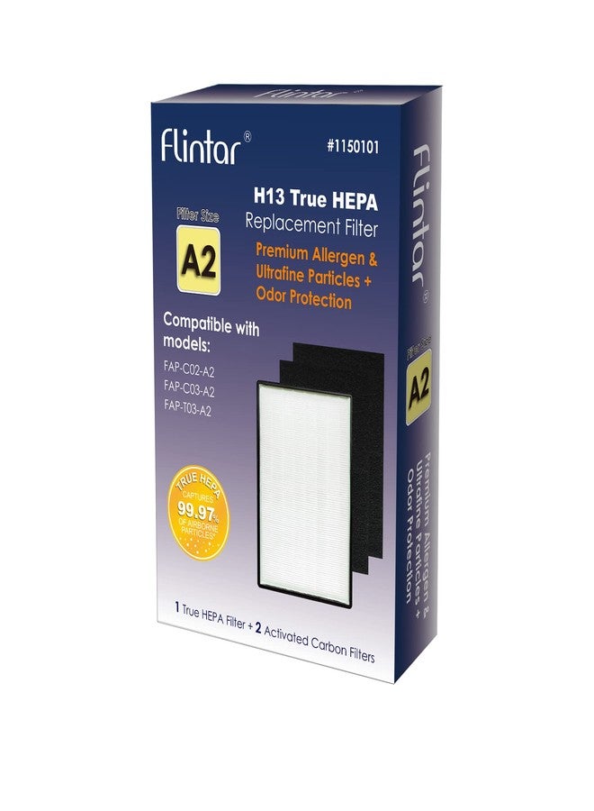 Flintar Type A2 Replacement Filter, Made in TAIWAN, Compatible with Filtrete Room Air Purifier FAP-C02-A2, FAP-C03-A2, FAP-T03-A2, FAP-SC02L, Part # 1150101, Filter A2, 1-Pack - Image 5